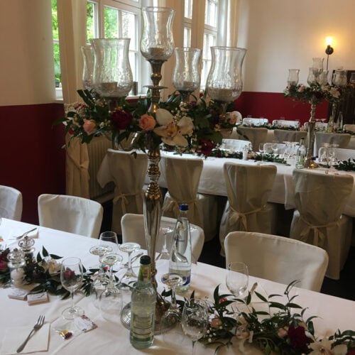 Saal mit Buffetraum und Waldrestaurant Schiesshaus